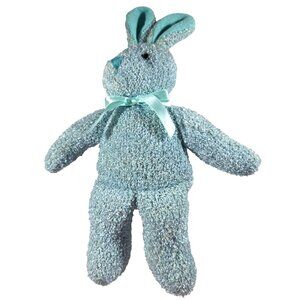 Blue Plush Bunny Stuffed Animal rabbit 9" Polyester Child Toy easter spring